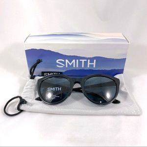 NIB Smith Optics ‘Midtown’ Sunglasses in Black w/ Black ChromaPop Polarized Lens